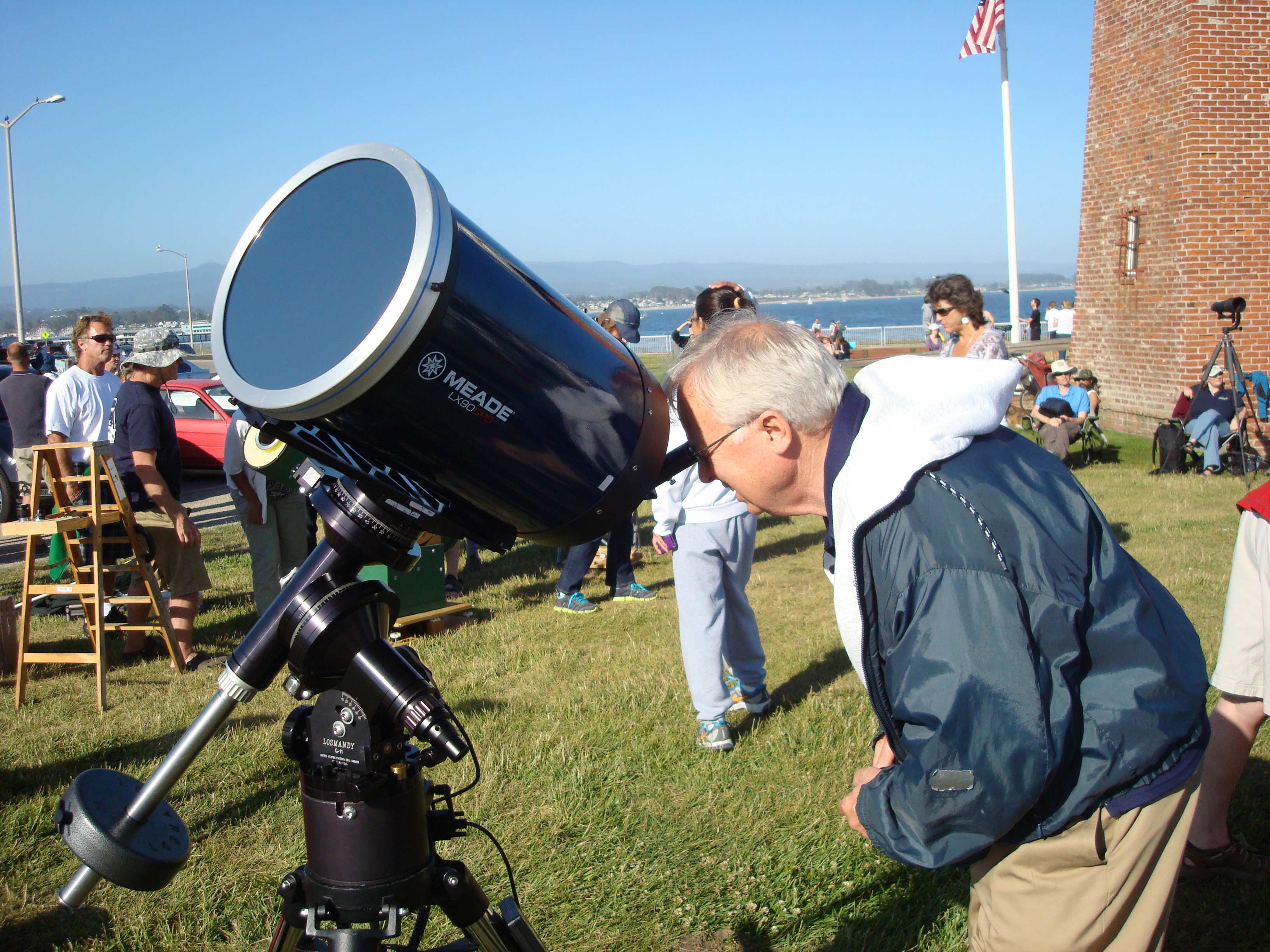 Annular
                  Eclipse at the Lighthouse - May 20, 2012
