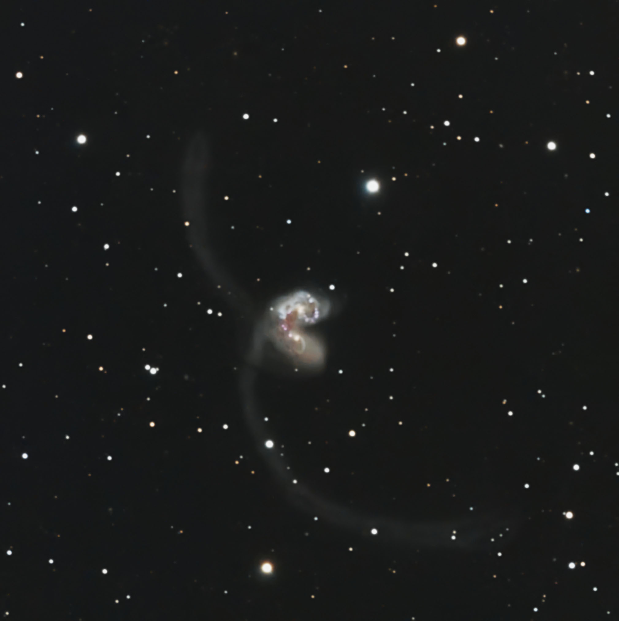 NGC 4038-39 The Antenna
                Galaxies